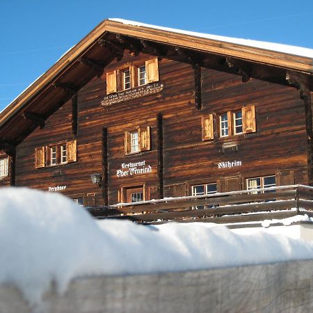 Berghaus Obergmeind Hotel Tschappina Exterior foto